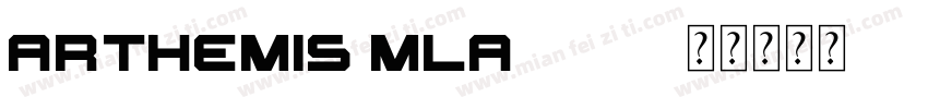 arthemis mla22(1)字体转换